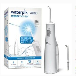 WATERPIK CORDLESS WATER FLOSSER BATTERY OPERATED & PORTABLE FOR TRAVEL OR HOME
